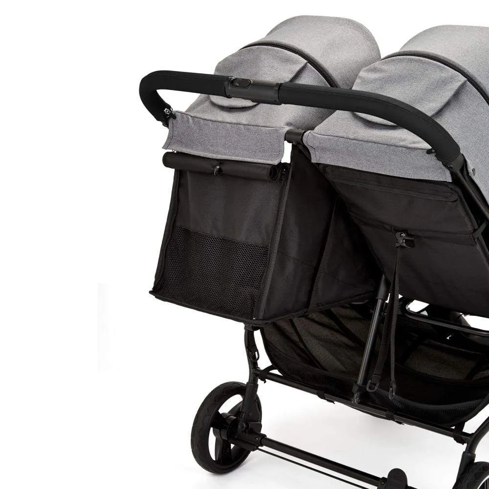 Ickle Bubba Venus Double Stroller Black / Space Grey / Black