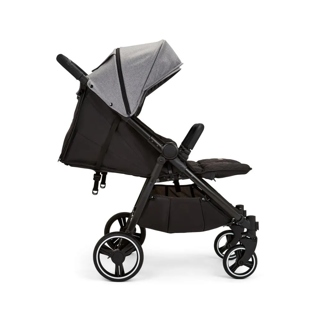 Ickle Bubba Venus Double Stroller Black / Space Grey / Black