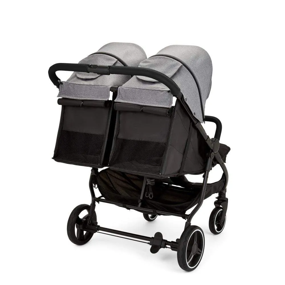 Ickle Bubba Venus Double Stroller Black / Space Grey / Black