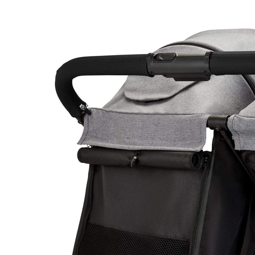 Ickle Bubba Venus Double Stroller Black / Space Grey / Black