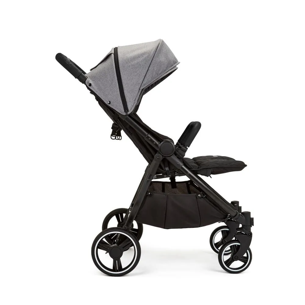 Ickle Bubba Venus Double Stroller Black / Space Grey / Black