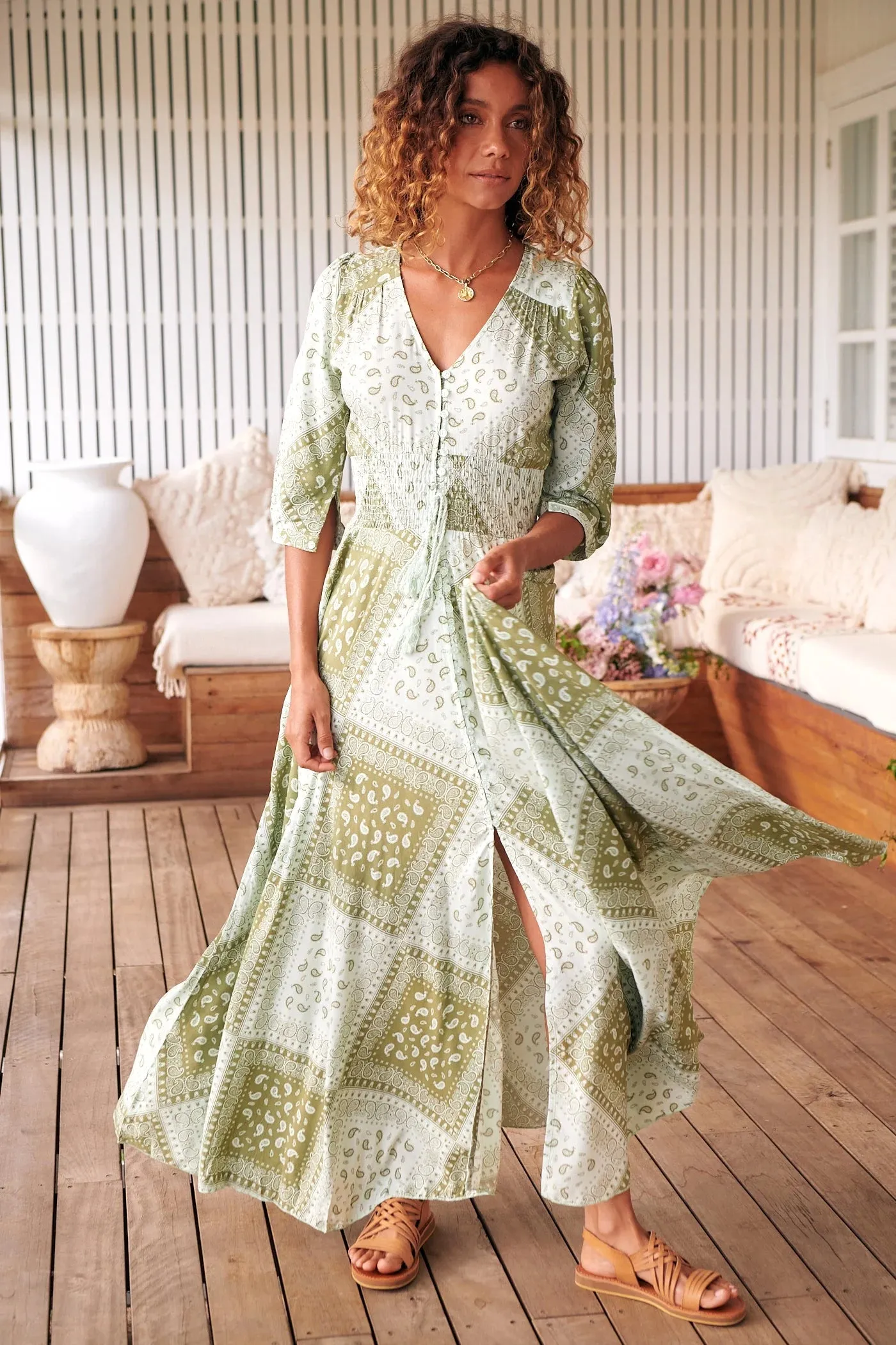 Indiana Maxi Dress - Thyme Collection