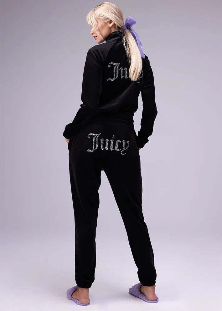 Juicy Couture Tanya Diamante Track Cardigan - black