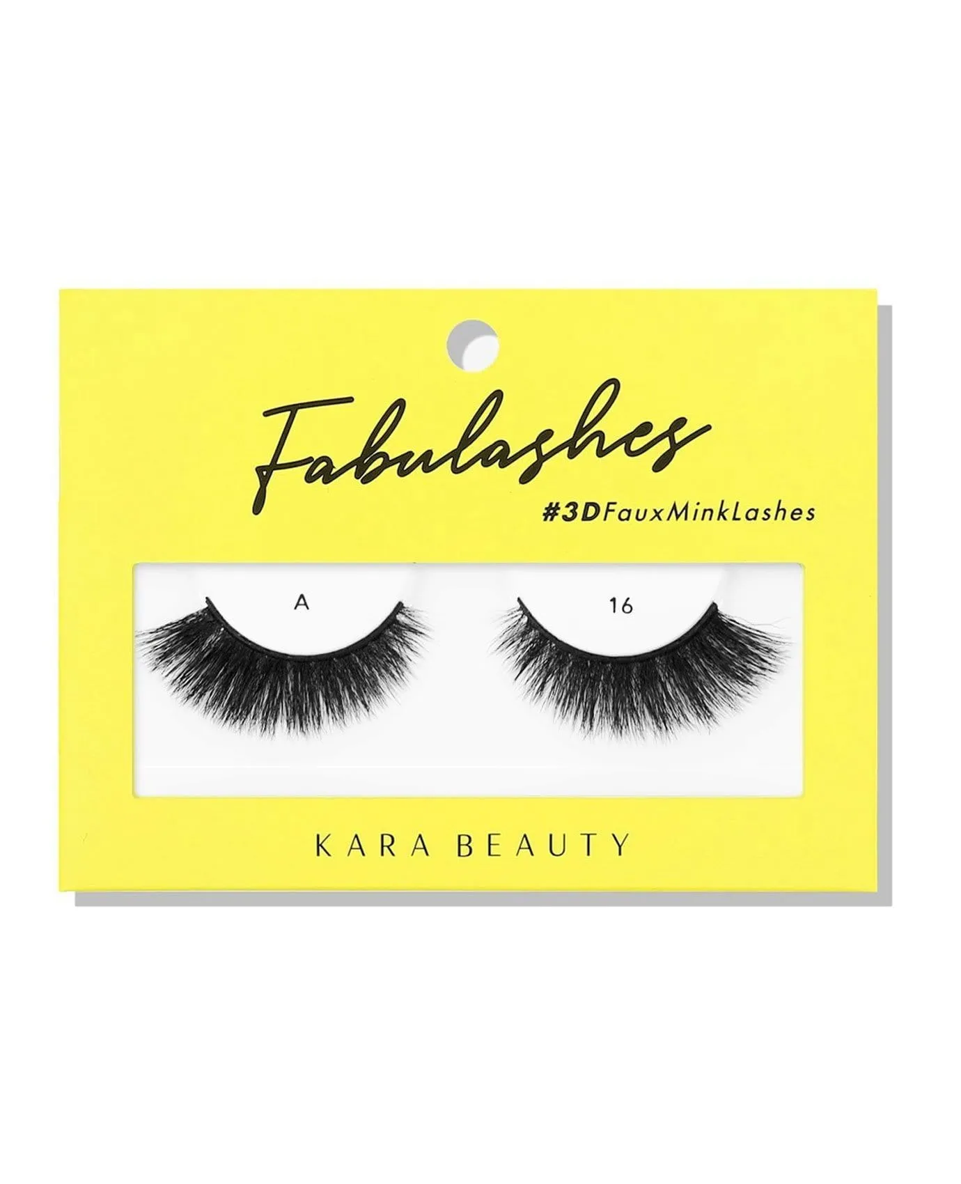 Kara Beauty 3D Faux Mink Eyelashes-A16