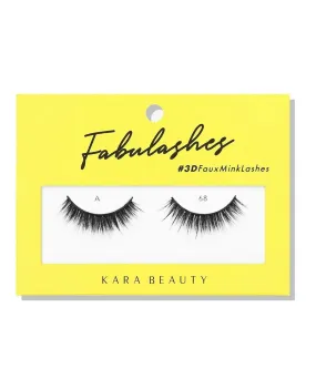 Kara Beauty 3D Faux Mink Eyelashes-A68