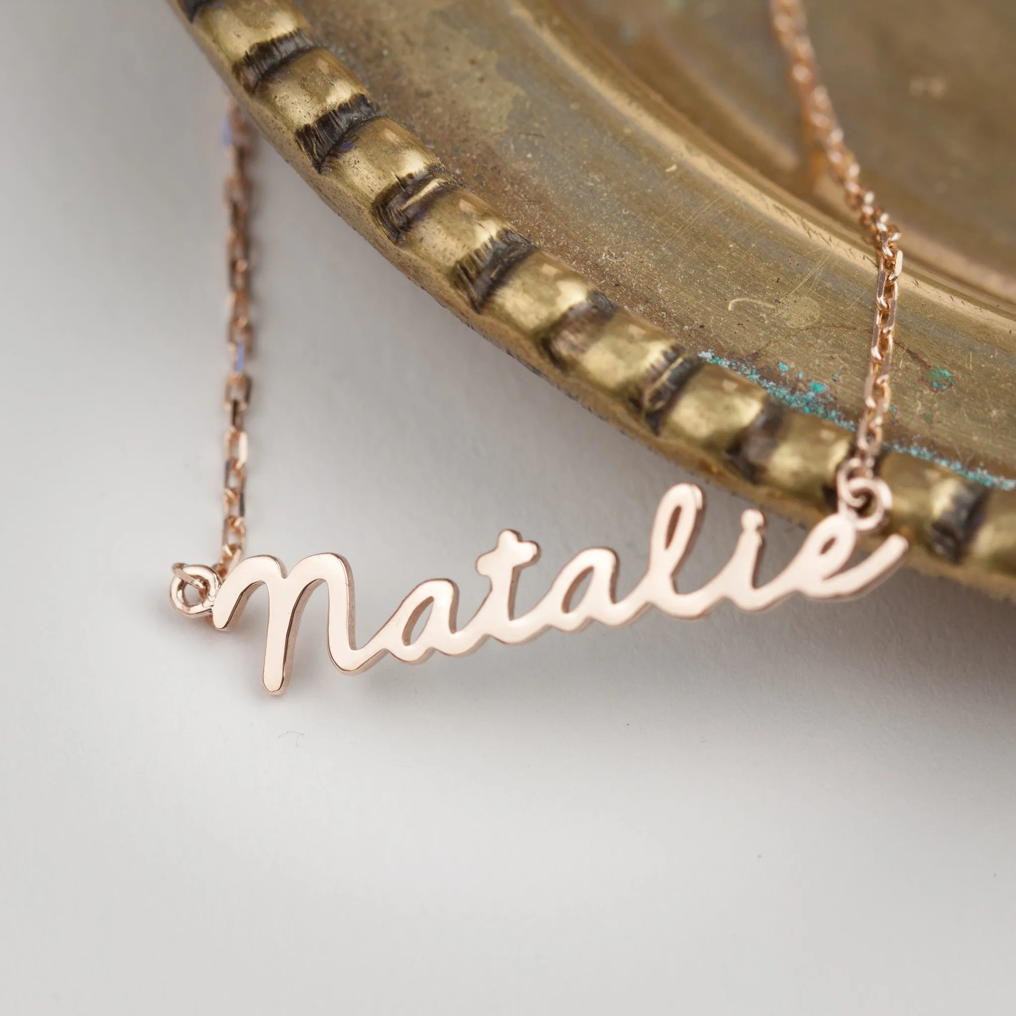 Kids Custom Script Name Necklace