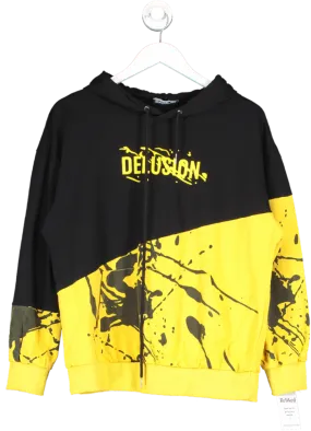 Koyye Yellow Delusion Logo Hoodie UK M