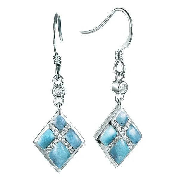 Larimar Southern Cross Earrings