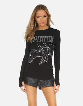 Lauren Moshi McKinley X Led Zeppelin Outline Thermal Top