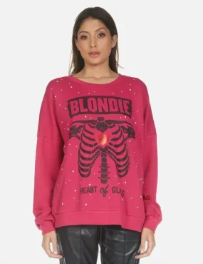 Lauren Moshi Sierra Blondie Heart Sweatshirt