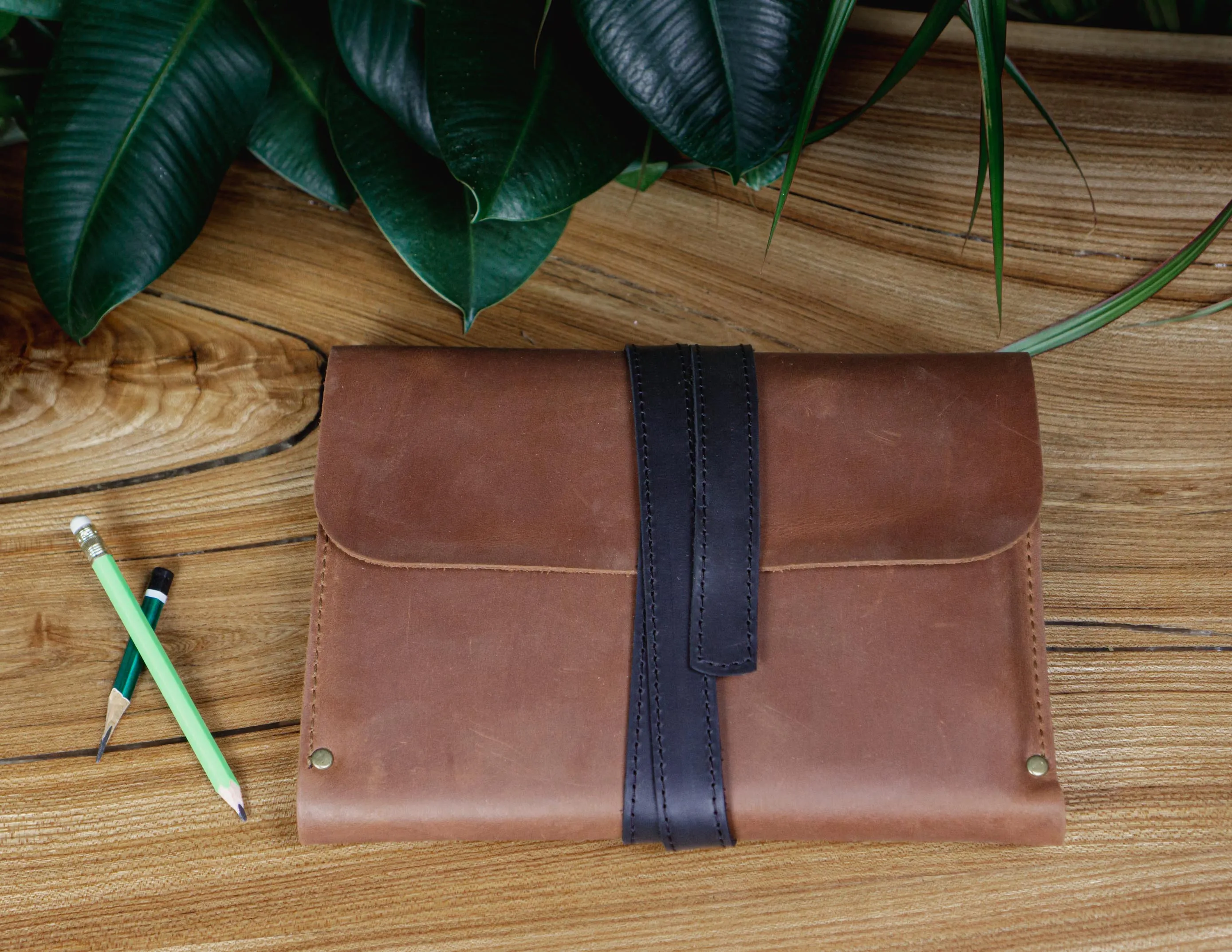 Leather A5 Sketchbook Cover | Handcrafted | Personalized