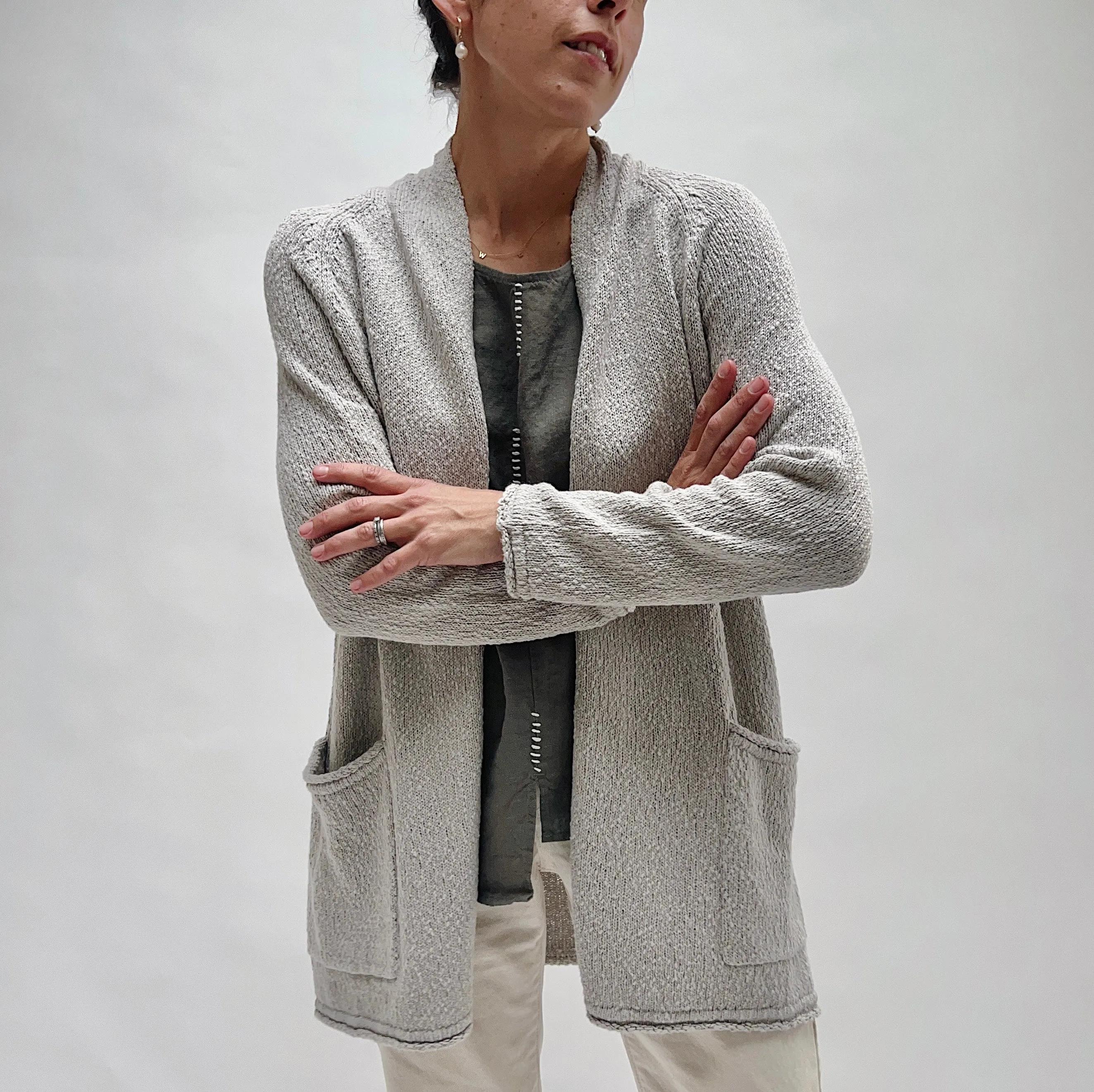 Liv by Habitat | Open Knit Cardigan in Dune