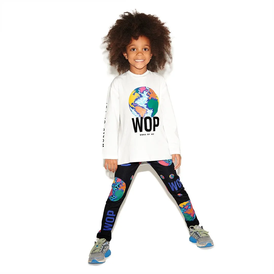 Long-sleeved T-shirt for children in organic cotton