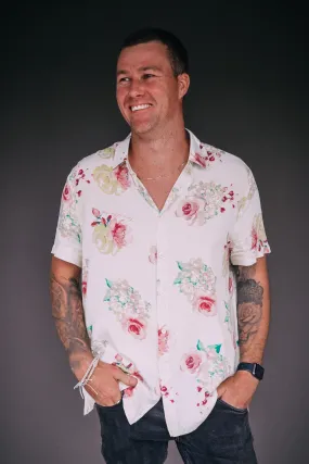 Men's Button Up Shirt - Exclusive Floral Dream