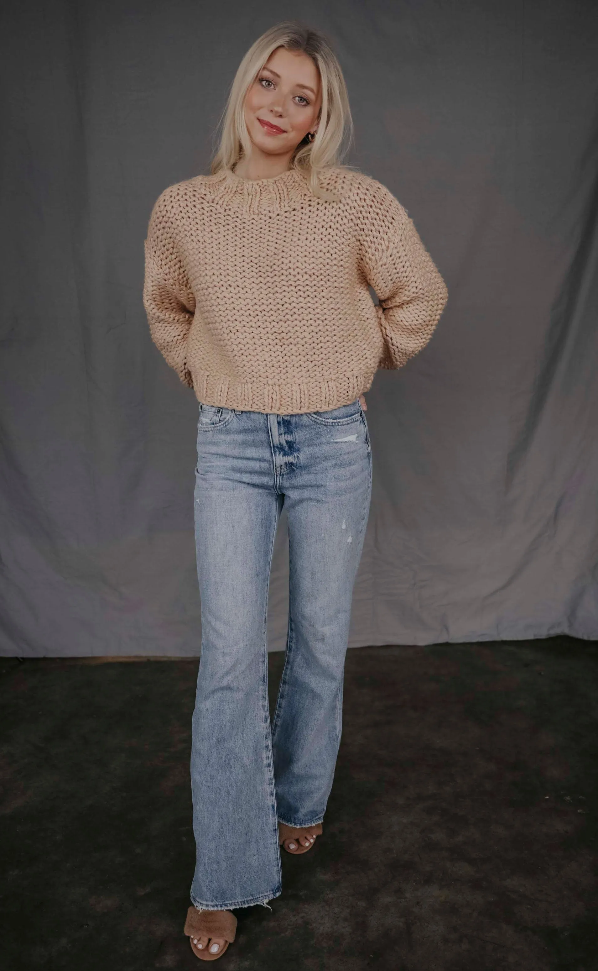 minkpink: farrow yarn jumper