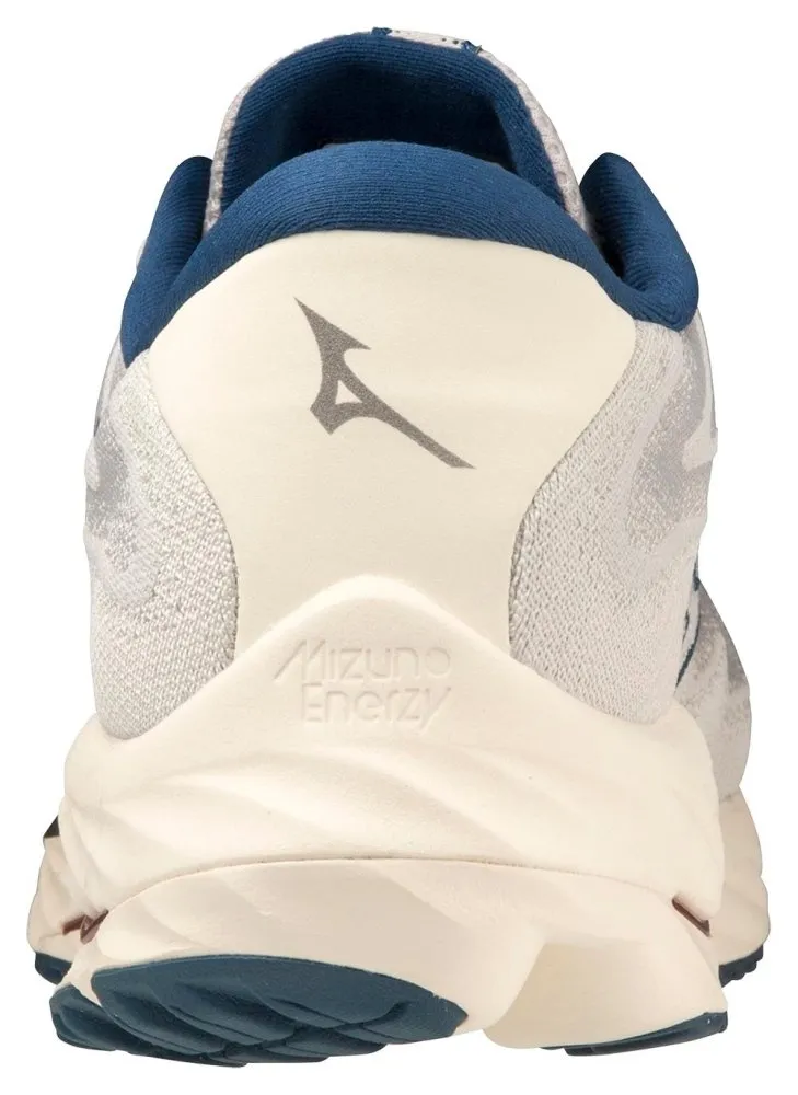 Mizuno Men's Wave Rider 27 SSW - Papyrus/Blue Opal