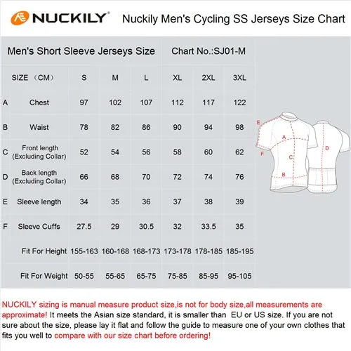 Nuckily MG054 Short Sleeve Cycling Jersey - Blue