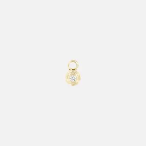 Omega 00 Charm - 14K YELLOW