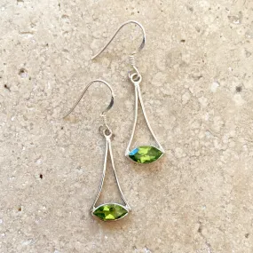 Peridot Marquise Earrings - Esta