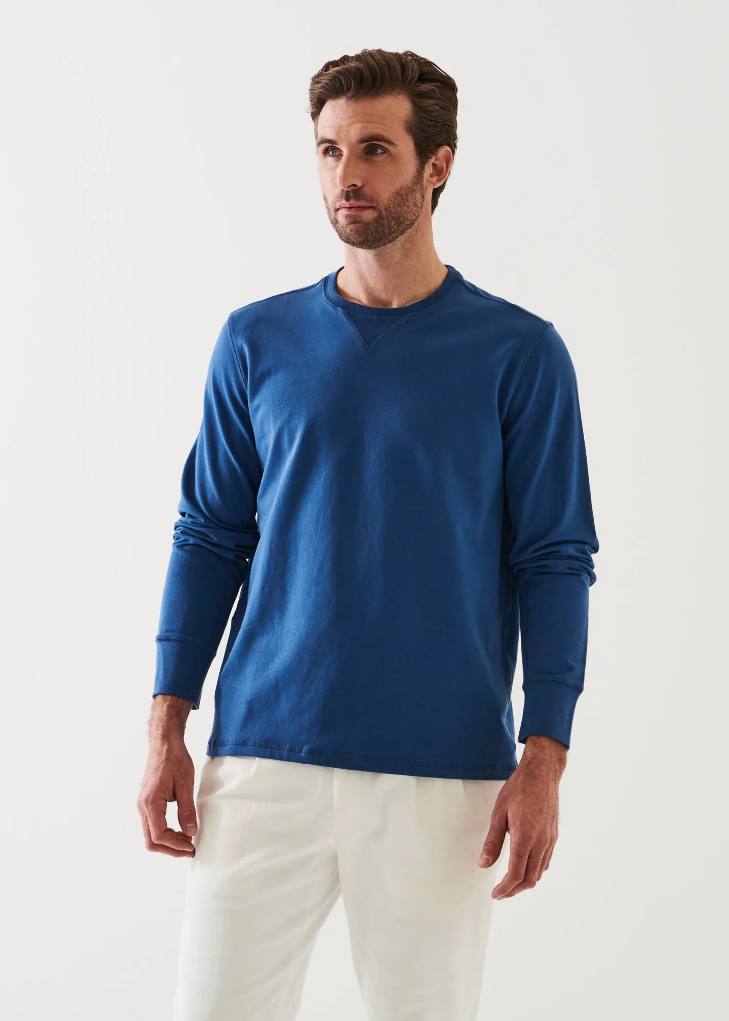 PIMA COTTON FRENCH TERRY SWEATSHIRT