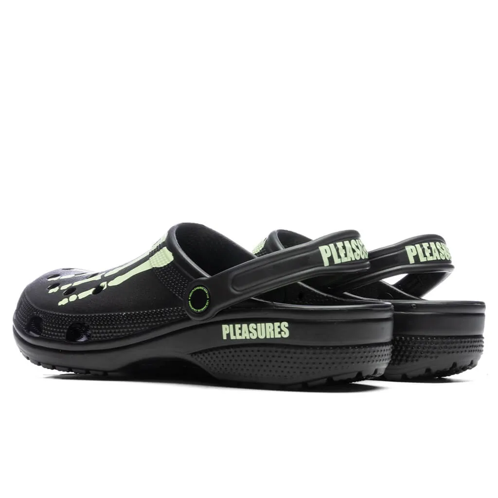 Pleasures x Classic Clog - Black