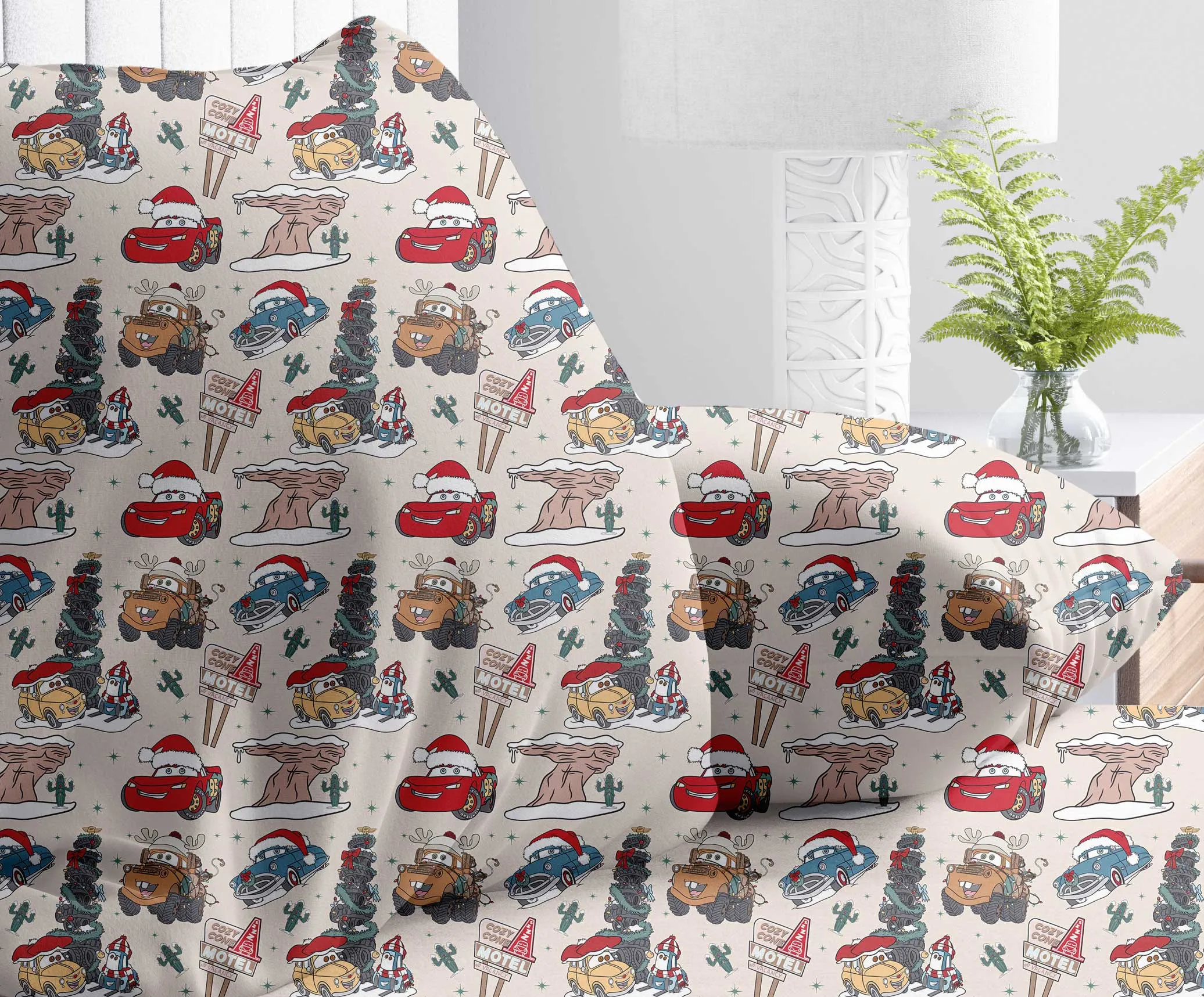 [Pre Order] Merry & Bright Christmas Cars - Bamboo Bedding (EST SHIP LATE OCT)