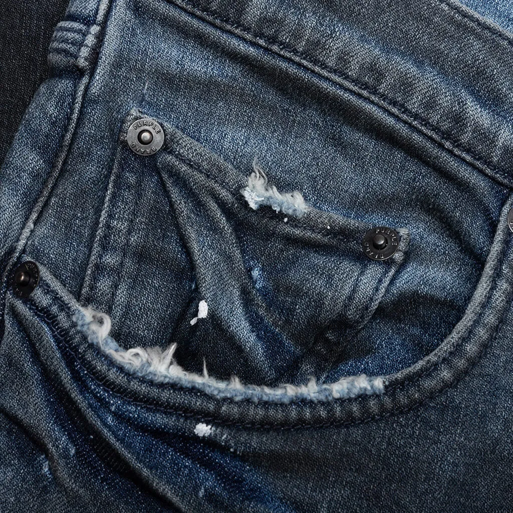 Purple Denim P001 - Painters Waxed Indigo