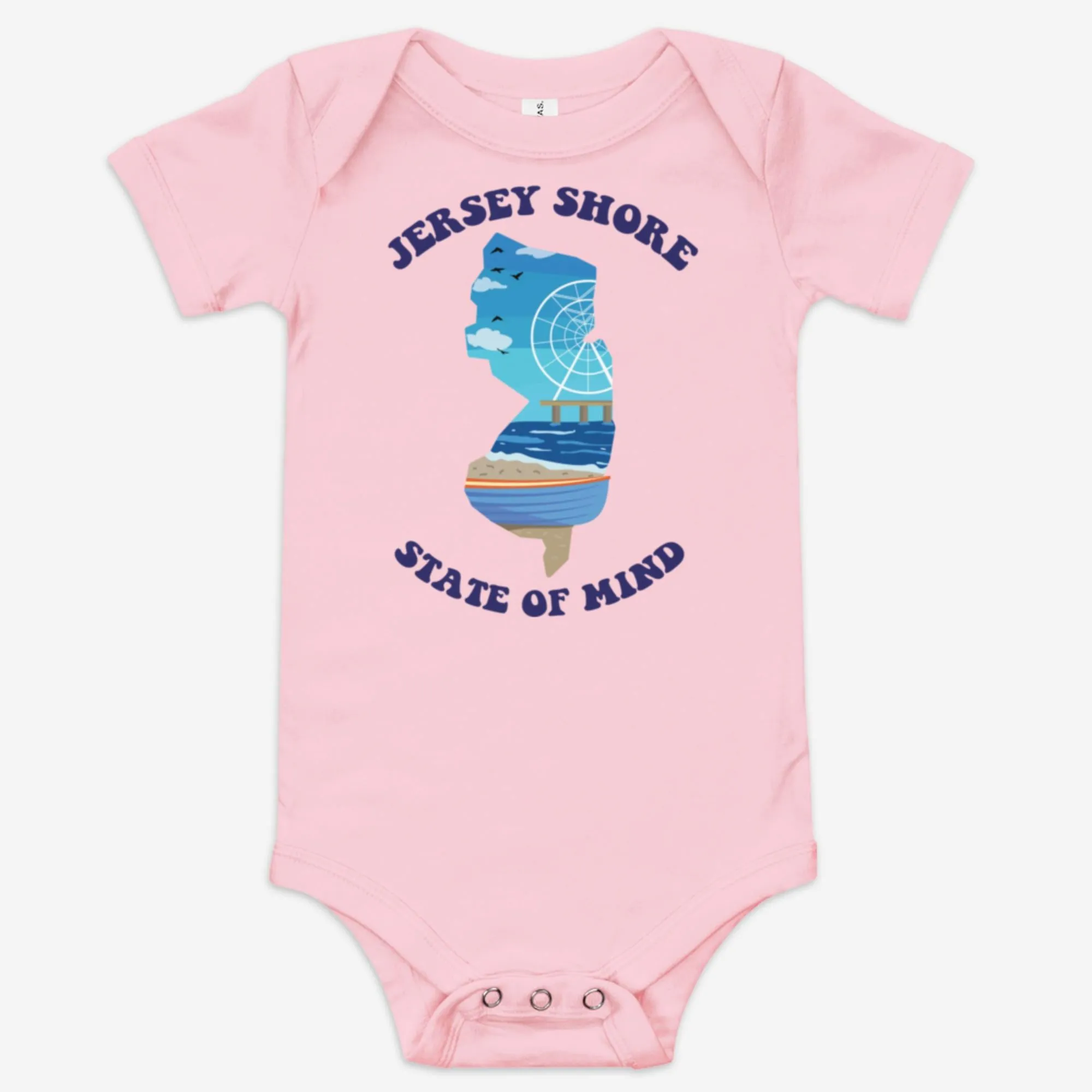 "Jersey Shore State of Mind" Baby Onesie