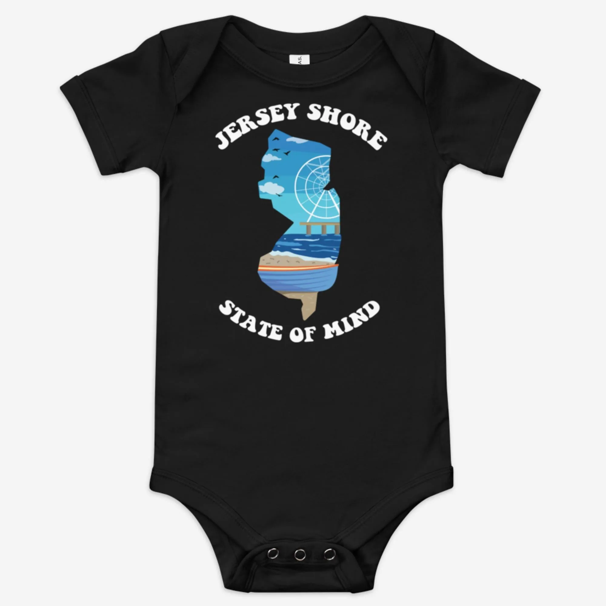 "Jersey Shore State of Mind" Baby Onesie