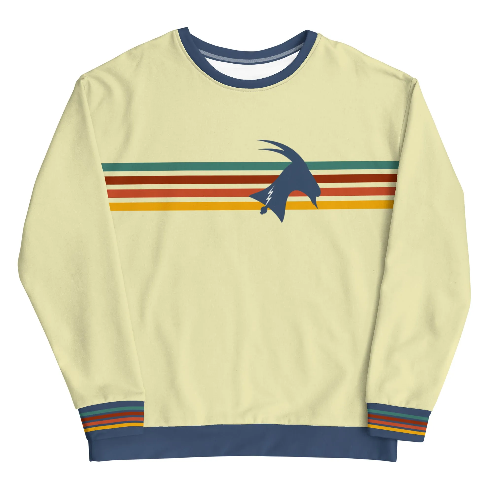 "Phillygoat Retro Vibes" All-Over Sweatshirt