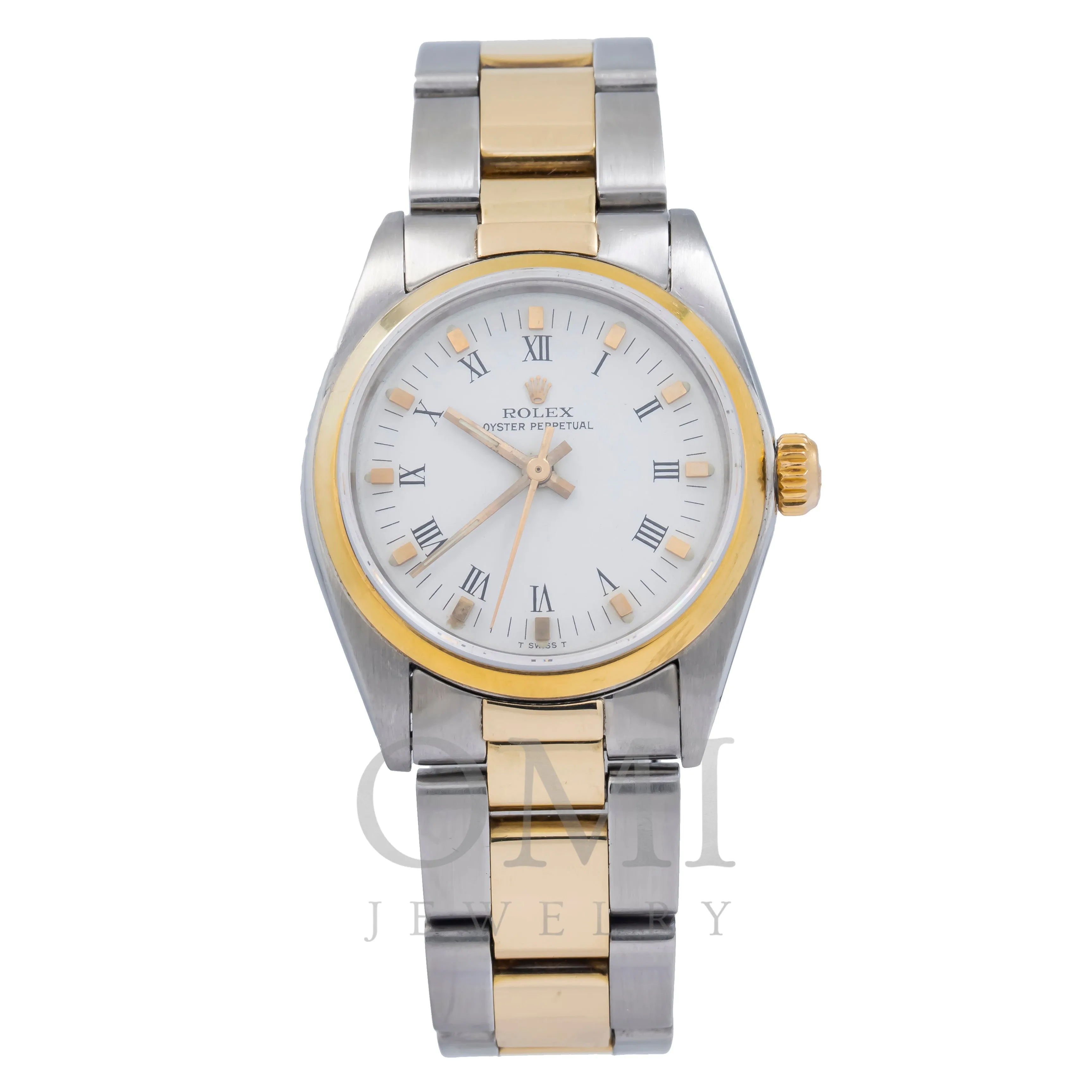 Rolex Oyster Perpetual 6748 31MM White Dial With Two-Tone Oyster Bracelet