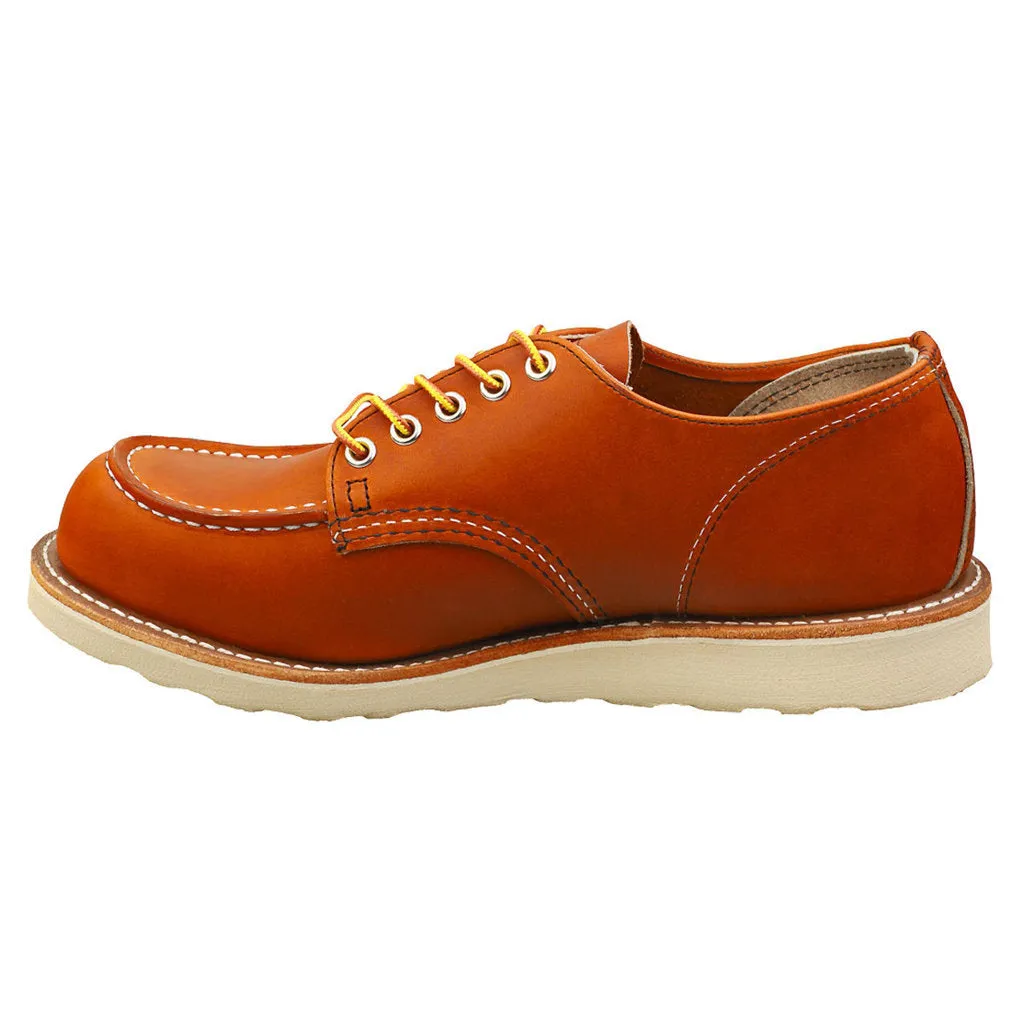 Shop Moc Oxford Full Grain Leather Shoes Smart Moccasin Mens