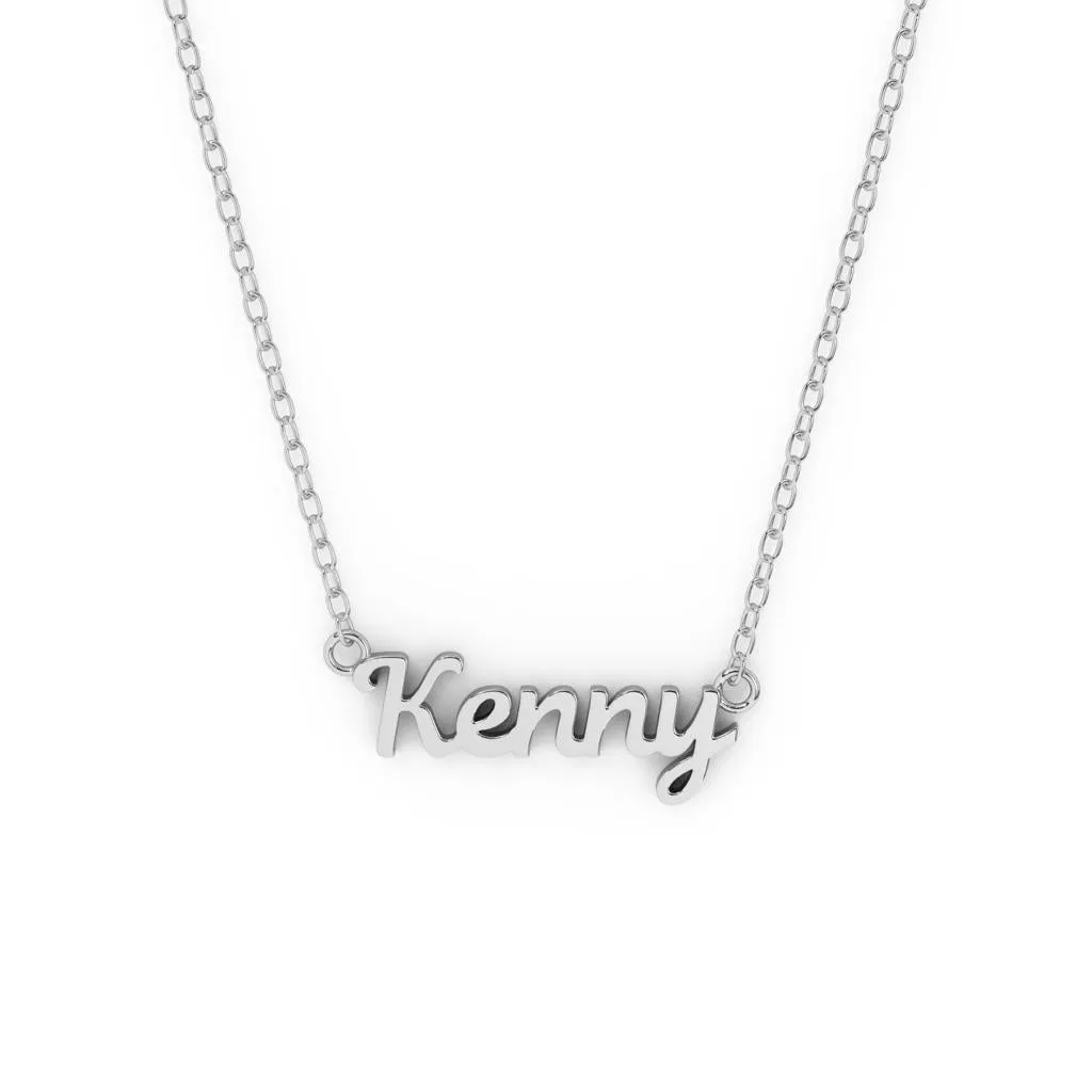 Silver Name Necklace