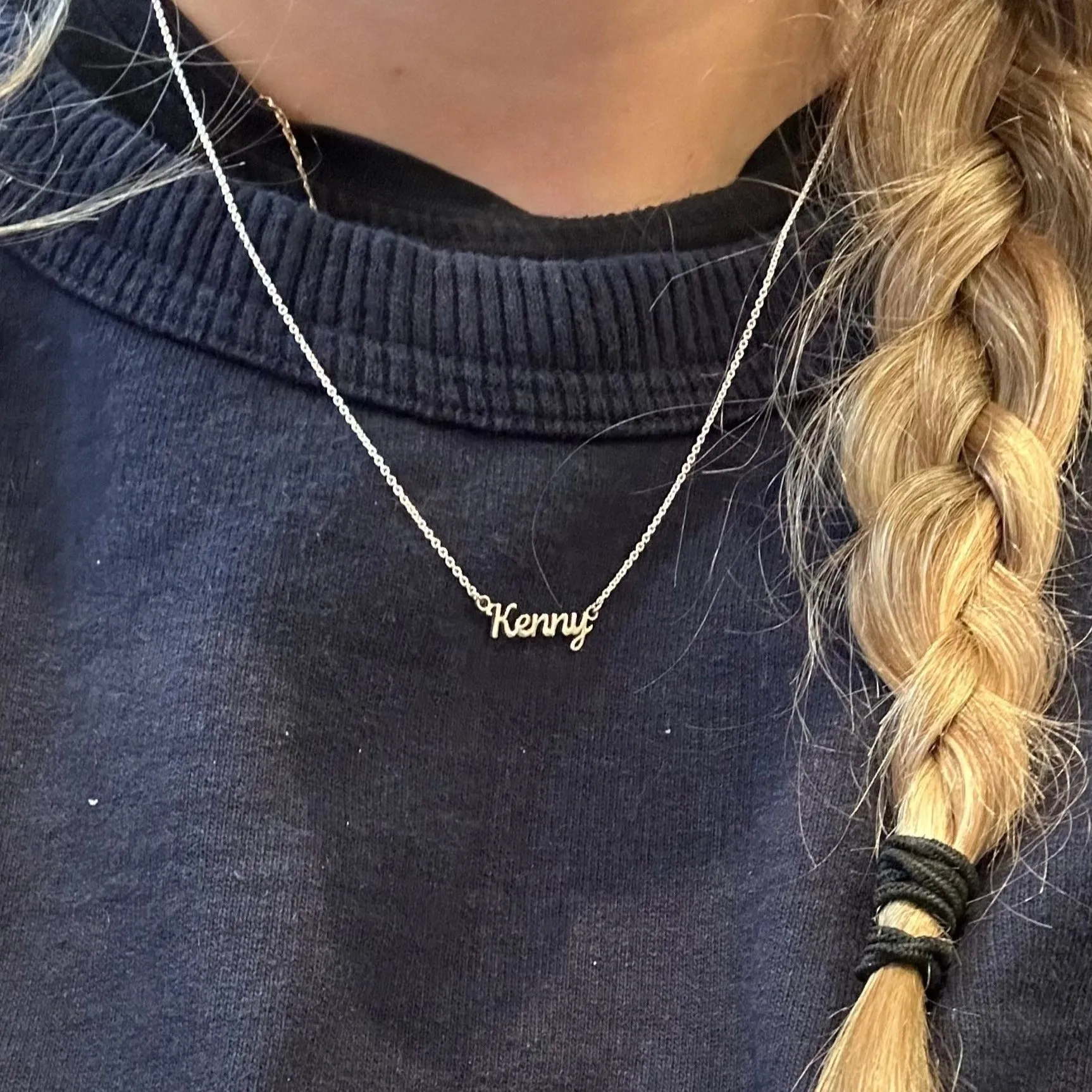 Silver Name Necklace