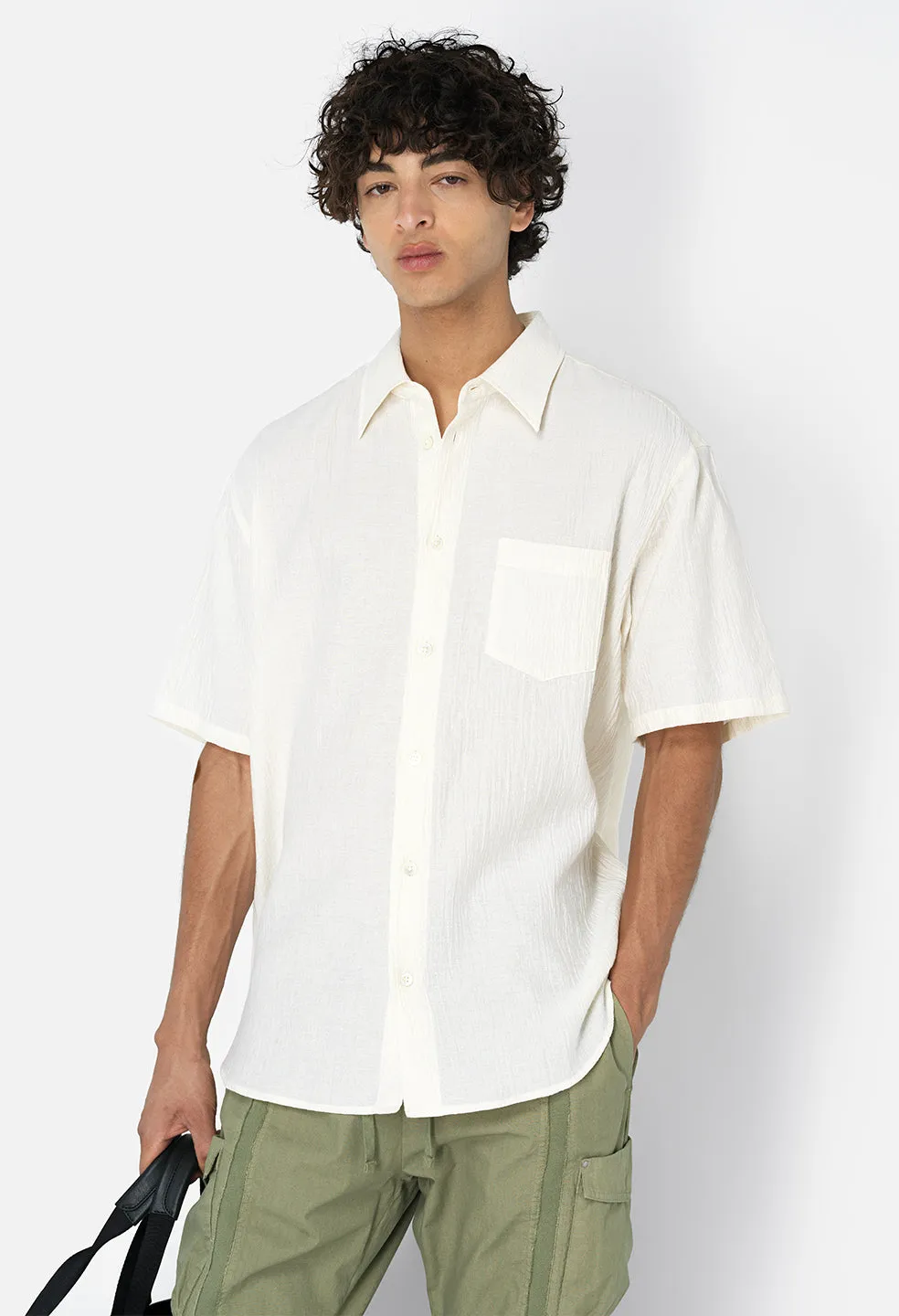 SS Cloak Button Up / Salt