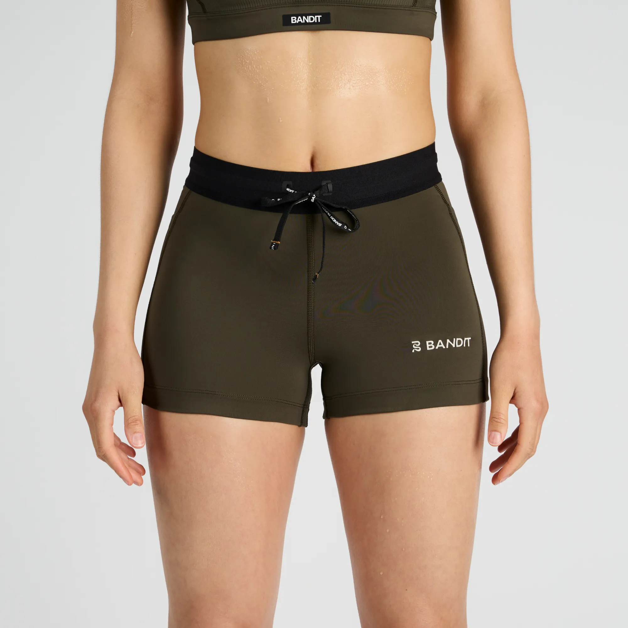 Stamina™ 3" Women's Compression Shorts - Olive