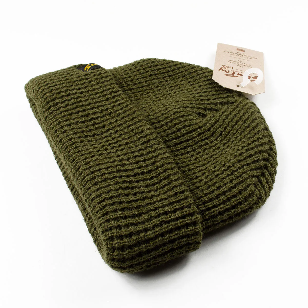 Stan Ray - Waffle Skull Beanie - Olive