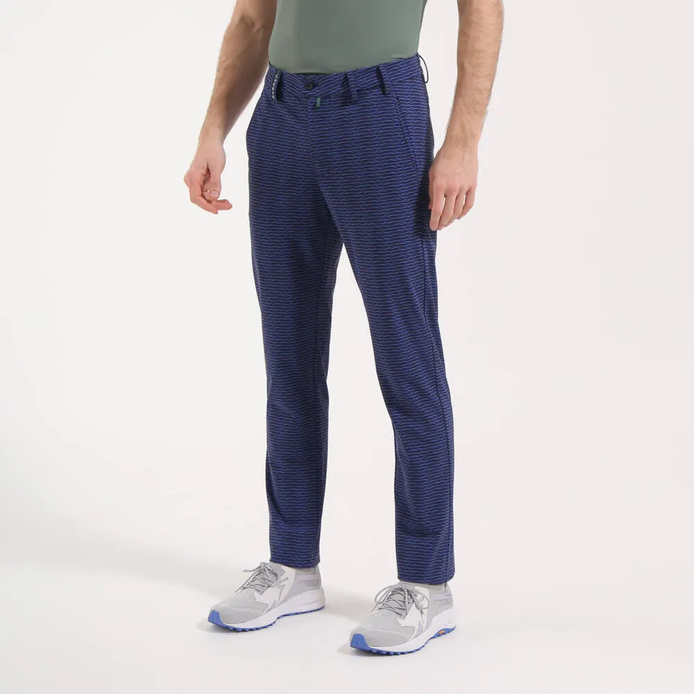 START | 4 WAY STRETCH WELT POCKET PRINTED TROUSERS