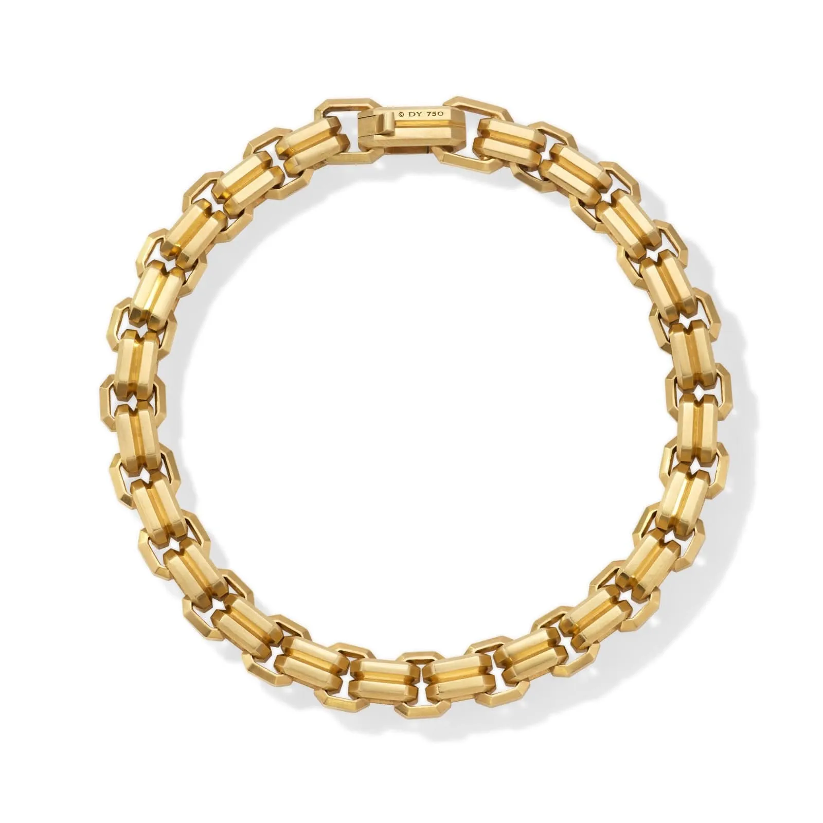 Streamline Double Heirloom Link Bracelet in 18K Yellow Gold, 8mm