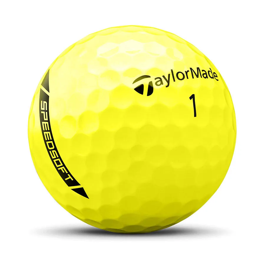 TaylorMade 2024 SpeedSoft Yellow Golf Balls (3 Dozen)