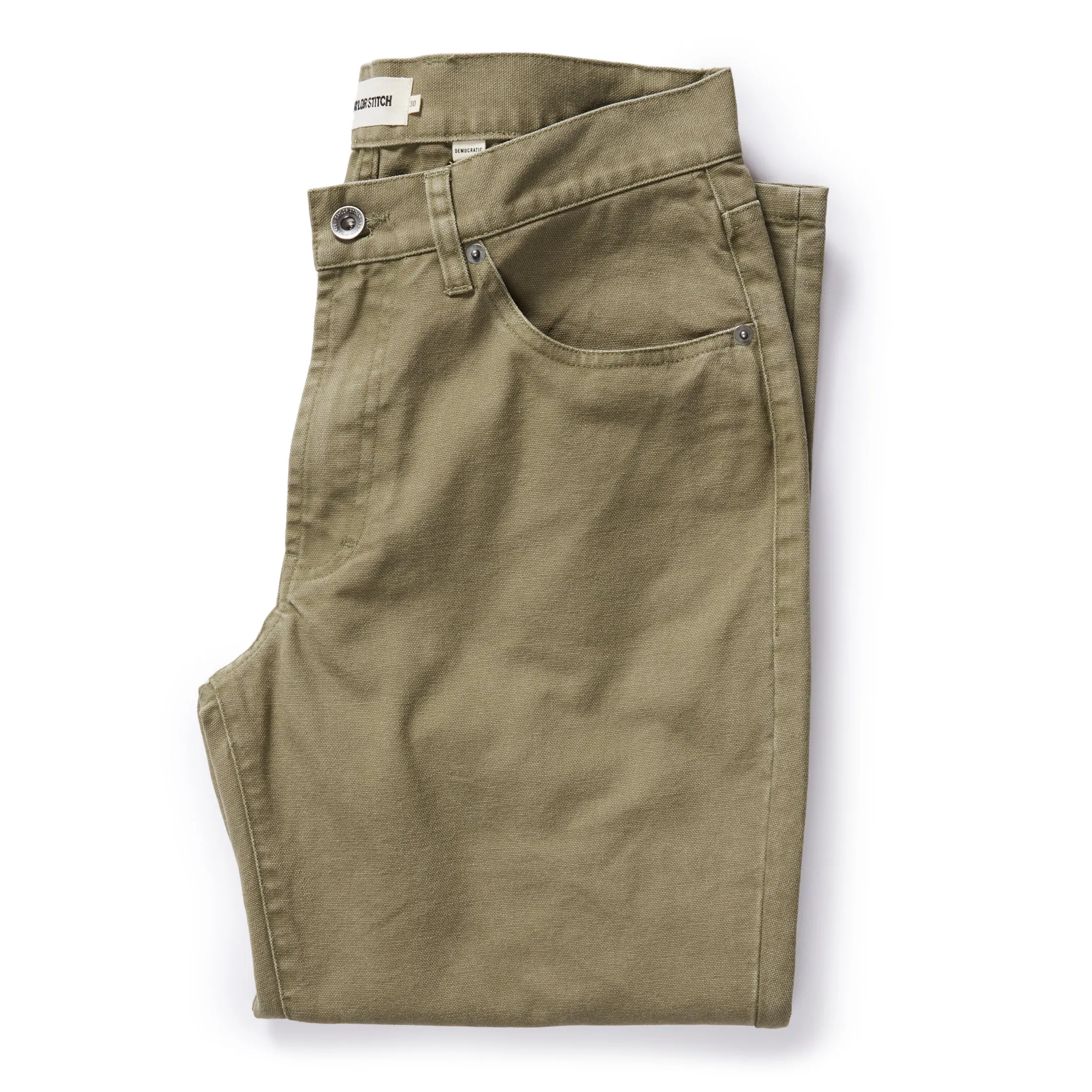 The Democratic All Day Pant in Arid Eucalyptus Canvas