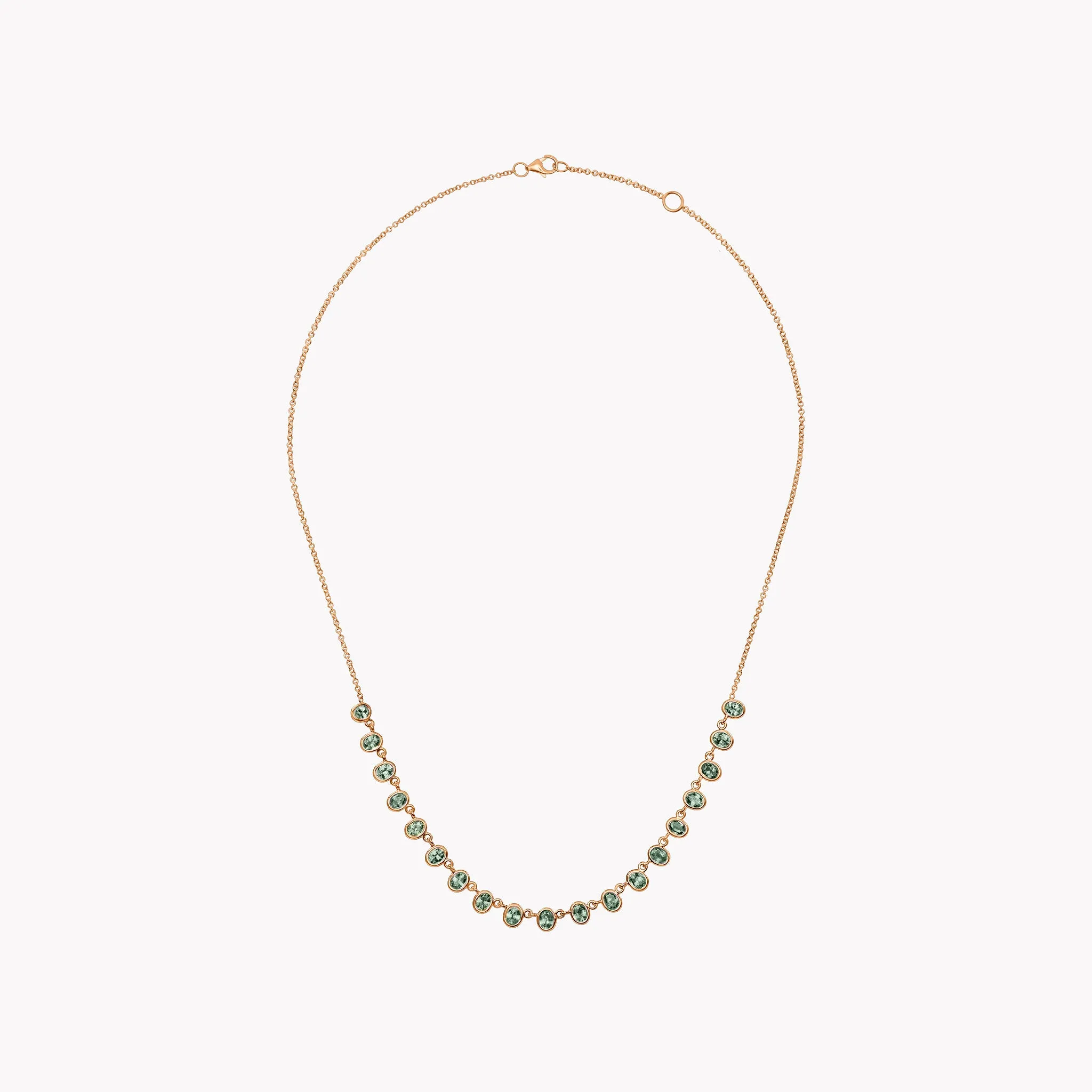 The Petite Lena Green Sapphire Necklace