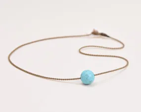 Turquoise Howlite - Classic Necklace