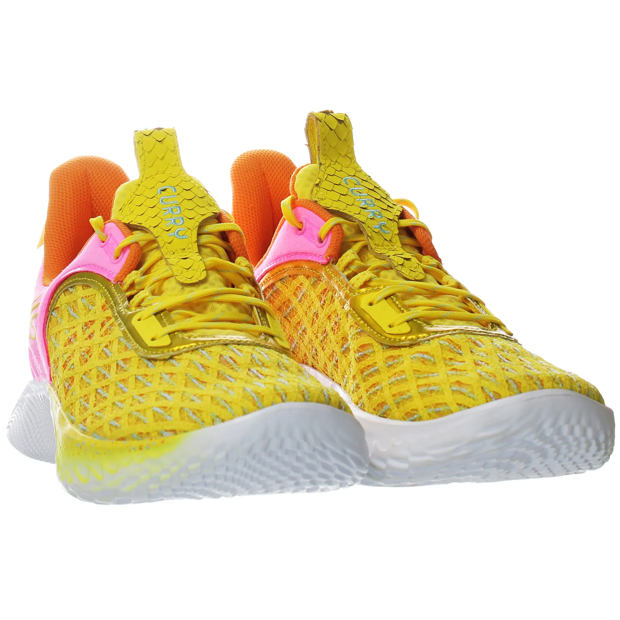 Under Armour Sesame Street x Curry Flow 9 Mens Yellow Trainers