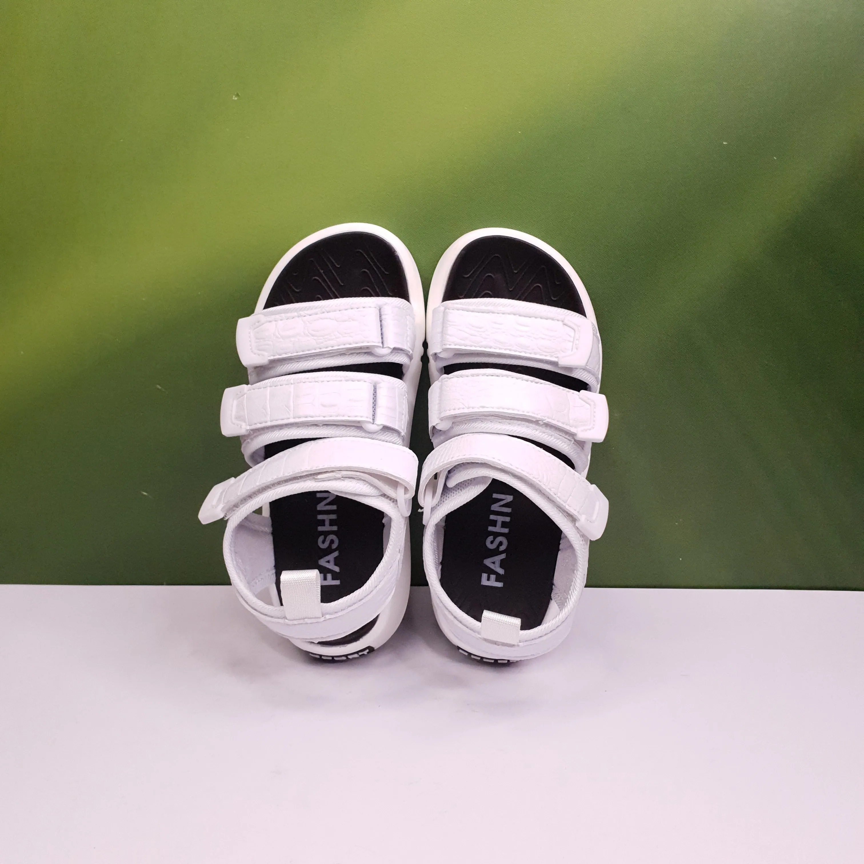 Unisex Black & White Comfort Sandals