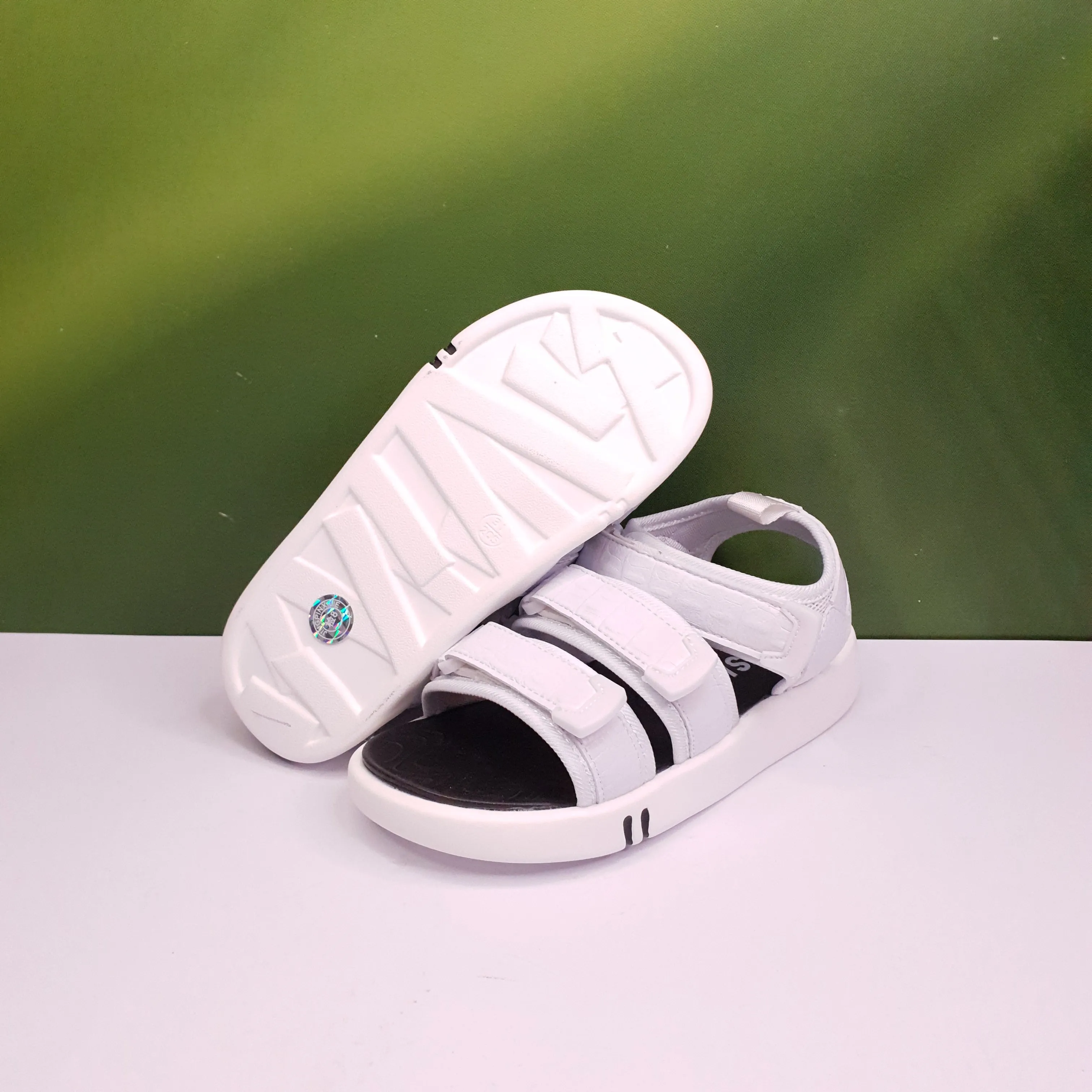 Unisex Black & White Comfort Sandals