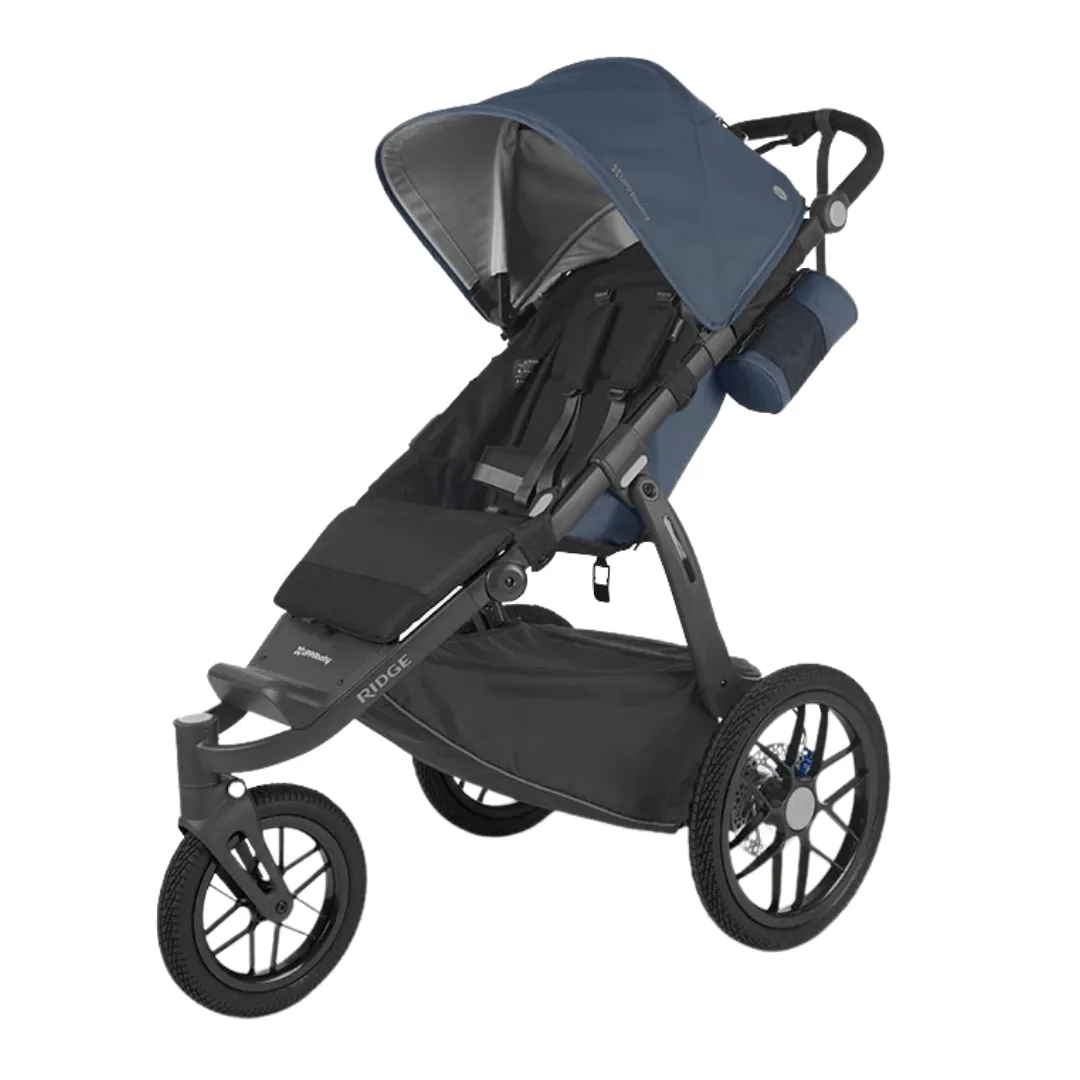 UPPAbaby Ridge All-Terrain with Pebble 360 Car Seat and Base - Reggie/Noa