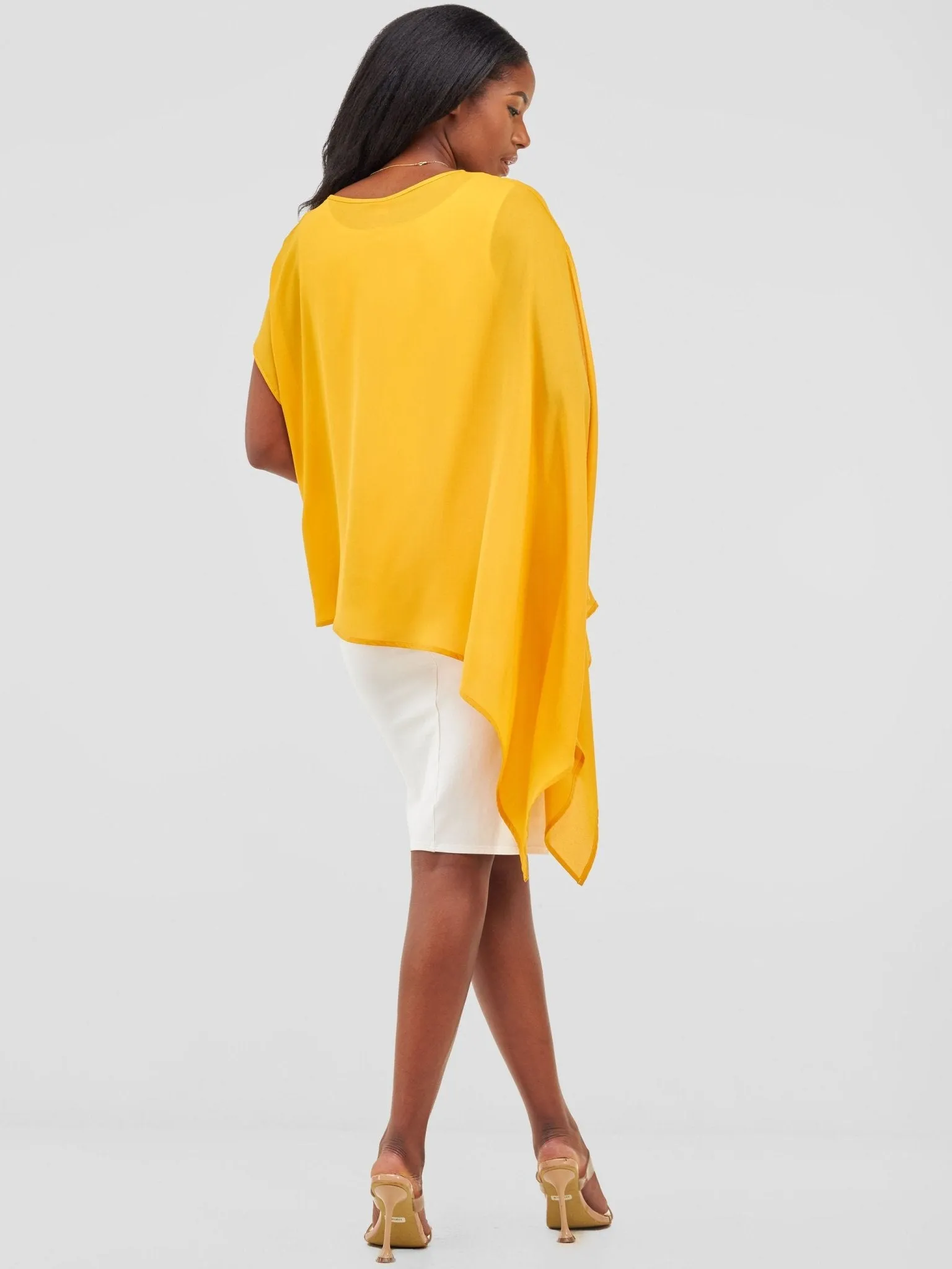 Vivo Sanyu Drop Shoulder Top - Mustard