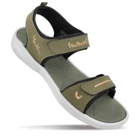 Walkaroo Men Sandals  - WC4388 Olive Green