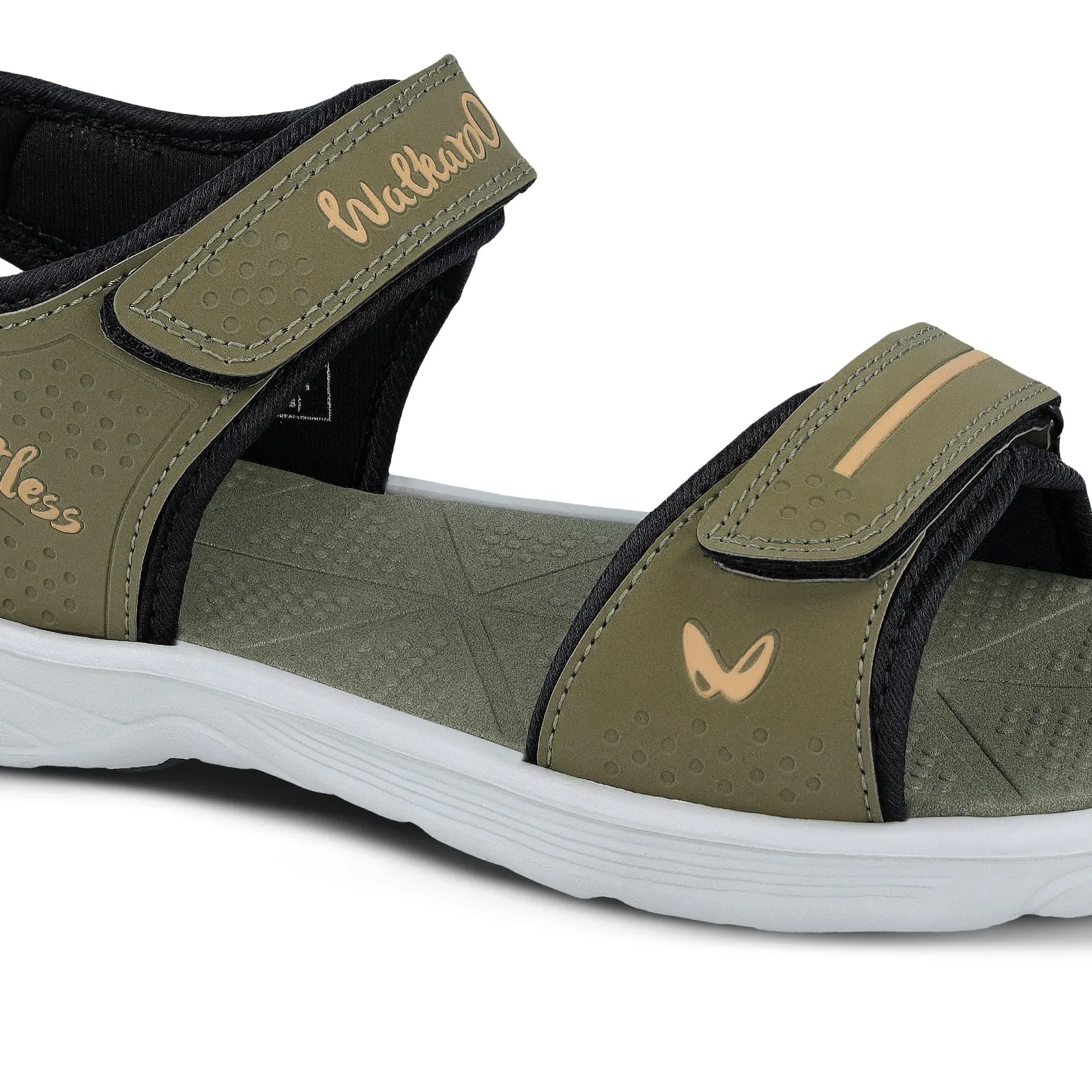 Walkaroo Men Sandals  - WC4388 Olive Green